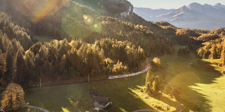 Gran ruta de Suiza en tren