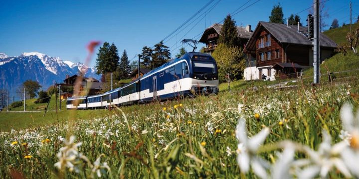 Luzern Engelberg in winter